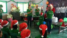 Our Compassionated volunteers are happy on Christmas